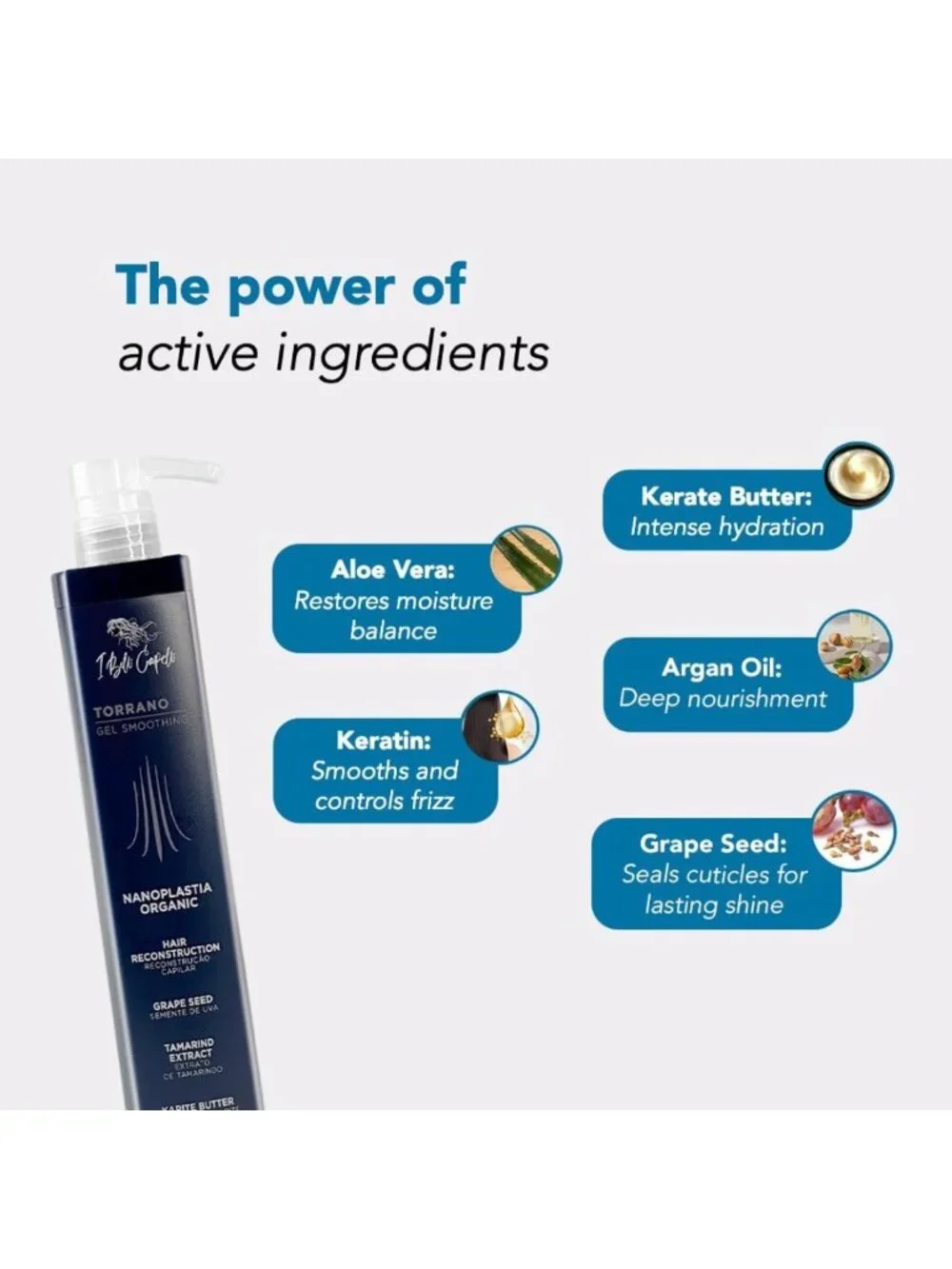 Frizz Control Keratin Hair Treatment - 1-Step Straightening, Formaldehyde-Free